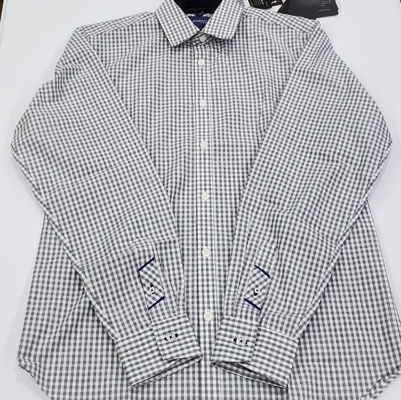 🆕️jeremy ARGYLE nyc Fitted Shirt Slim - Picture 1 of 8